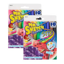 buy sanford mr sketch watermelon scented watercolor markers