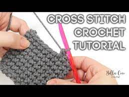 There's a blanket for every purpose. How To Crochet The Cross Stitch Single Double Crochet Bella Coco Crochet Youtube