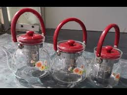 بريق زجاج يمكن استخدامه على النار كبير 1400 مل مع مشخال Youtube