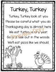 Turkey Poem For Kids Thanksgiving Poems Turkey Poem Kindergarten Poems