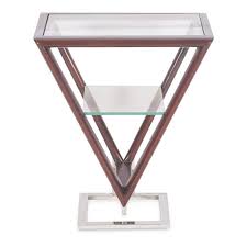 Le retrait en magasin but est gratuit. Chevet Design Bois Verre Et Inox Tetra