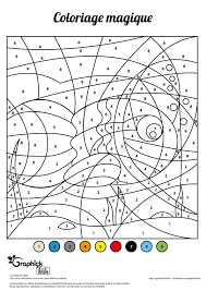 L Activite Du Mercredi Le Coloriage Magique Du Poisson D Avril Graphick Kids Coloriage Magique Activite Poisson D Avril Poisson D Avril