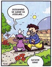 Uzay Bilim Uzayli Karikaturleri Karikatur Komik Uzaylilar