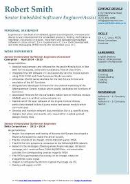 Just like a great software program, your cv or resume format should be as straightforward and elegant as possible. Senior Embedded Software Engineer Resume Samples Qwikresume