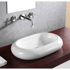 rounded edge oval porcelain ceramic
