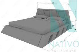 Über 1'000 matratzen sowie federkernmatratzen bis zu 70% günstiger gratis versand & rückversand 365 tage rückgaberecht 5 jahre garantie über 1 mio. Designer Bett Lenox Bei Nativo Mobel Schweiz Gunstig Kaufen