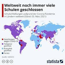 Infografik Weltweit Noch Immer Viele Schulen Geschlossen Statista