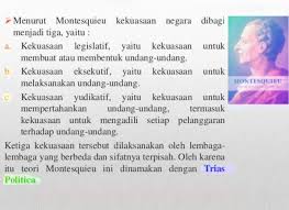 Para penyelenggara kekuasaan negara secara keseluruhan. Macam Macam Kekuasaan Negara Menurut Montesquieu Dan John Locke