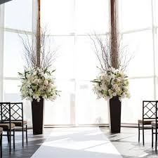 With many options available for the altar and beyond, it is easy for couples to design floral accents throughout. Flowers Arrangements Wedding Ceremony Church Altars 16 Ideas