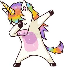 Unicorn Dabbing Sticker By Sterlingtales In 2020 Unicorn Images Cute Kawaii Drawings Unicorn Logo