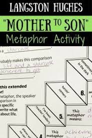 Mother To Son Langston Hughes Digital Poem Activities Printable Digital Poetry Middle School Poem Activities Poetry Activities