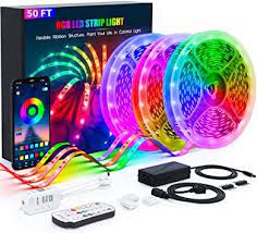 Led Strip Lights 50 Feet Color Changing Lights Strip 3 Pack Bluetooth App Remote Control 5050 Led Color Changing Lights Led Strip Lighting Color Changing Led