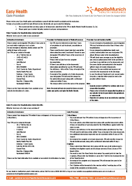 Welcome to apollo munich health insurance co. Apollo Munich Easy Health Insurance Claim Procedure