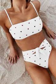 Chiclotteheart Knot Bikini Set Trendy Swimsuits Swimsuits Outfits Cute Swimsuits