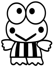 Please contact us if you think we are infringing. Keroppi Coloring Page
