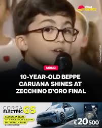 Ten-year-old Beppe Caruana delivered a standout performance