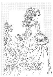 A princess is never subsiding character all the time. Pin By Nartrada Chowpo On Coloriage Shojo Princess Coloring Pages Coloring Books Coloring Pages