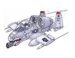 Monument to the fighter aircraft. A 10 Chan Cartoon Airplane Aircraft Art Airplane Drawing