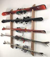 Ski Wall Rack Mount Bikefashion Garage Und Hobbyraum Werkzeug Aufbewahrung Garagen Werkzeug Organisation