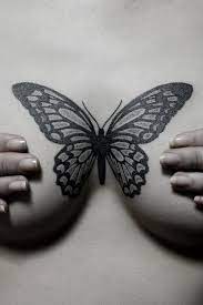 In Celtic Culture A Butterfly Is The Personification Of One S Soul I Like This Don T Know If I Ll Actually G Butterfly Tattoo Chest Tattoos For Women Tattoos