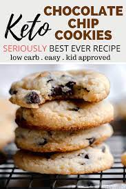 The Best Ever Keto Chocolate Chip Cookies Ketofocus Recipe Keto Chocolate Chip Cookie Recipe Low Carb Chocolate Chip Cookies Keto Cookie Recipes