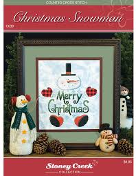 Stitch cross zum kleinen preis hier bestellen. Christmas Snowman Cross Stitch Pattern By Stoney Creek Collection