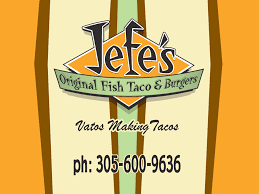 Jefe's original fish taco and burger. Facebook