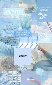 Pastel Vintage Blue Aesthetic Wallpapers Wallpaper Cave Vintage aesthetic, retro, vsco wall collage kit, room decor, collage kit wall decor 40pcs (digital download).