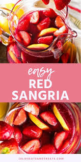 Traditional Sangria That S Easy To Make A Delicious Blend Of Red Wine Brandy Orange Juice Triple S In 2020 Easy Sangria Recipes Sangria Recipes Red Sangria Recipes