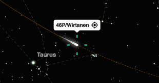 Look Up Comet 46p Wirtanen To Flyby In December 2018