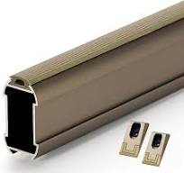Amazon.com: Aluminum Closet Rod for Hanging Clothes, Heavy ...