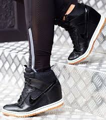 Nike Women S Dunk Sky Hi Essential Sneakers From Finish Line Shoes Nike Nike Wedge Sneakers