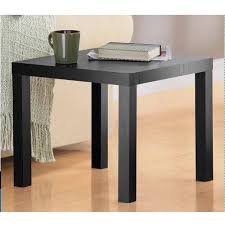 Mainstays Parsons Square End Table Black Walmart Com End Tables Coffee Table Coffee And End Tables