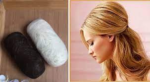 Chignon Hair Padding Pad Volume Insert Hair Bump Piece Hair Etsy Hair Volume Insert Bump Hairstyles Bun Hairstyles