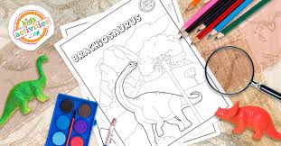 Brachiosaurus long neck dinosaur coloring page. Amazing Brachiosaurus Coloring Pages