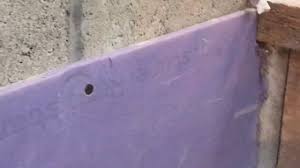 Measure down the length of the concrete wall at top, bottom and middle. How To Hang Drywall Directly Onto Cement Blocking Youtube