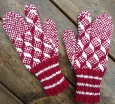 These stripy gloves are warm and stylish while leaving your fingers free. Newfoundland Mittens By Shirley A Scott Crochet Fingerless Gloves Mittens Pattern Crochet Unicorn Hat