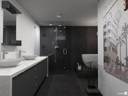 We have made the bathroom design tool easy to use. Black And White L Shaped Bathroom Free Online Design 3d House Ideas Pisces Rising Design By Planner 5d