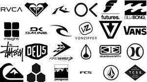 A List Of The Best Surf Brands Including Their Logos Links To Their Websites And Social Media We Ve Also Included A Vide Surf Logo Surf Stickers Surf Brands