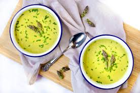 Green Goddess Asparagus Soup Recipe Asparagus Soup Soup Spring Salad