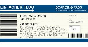 Gerne können sie diese zu ihrem impftermin ausgefüllt mitbringen. Svp Schweiz Bitte Ein Flugticket Nach Eritrea Einfach