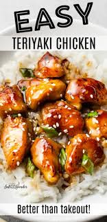 Easy Teriyaki Chicken Recipe Easy Teriyaki Chicken Chicken Teriyaki Recipe Best Teriyaki Chicken Recipe