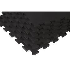 Supermats Superlock Interlocking Floor Mat Color Black And Green Products Interlocking Flooring Foam Flooring Interlocking Mats