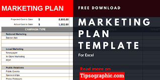 Marketing Plan Template For Excel Free Download Tipsographic Marketing Plan Template Marketing Templates Free Marketing Plan