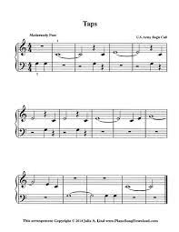 The free sheet music on piano song download has been composed and/or arranged by us to ensure that our piano sheet music is legal and safe to download and print. Taps Free Easy Pdf Piano Sheet Music