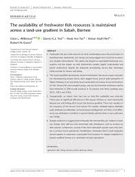 At yayasan bank rakyat, we don't just select scholars with exceptional intelligence, drive and a track record of accomplishments; Pdf The Availability Of Freshwater Fish Resources Is Maintained Across A Land Use Gradient In Sabah Borneo