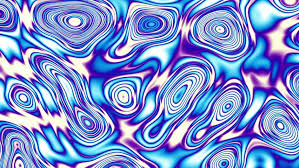 Blue, green and orange trippy psychedelic abstract background. Light Blue Trippy Background Novocom Top