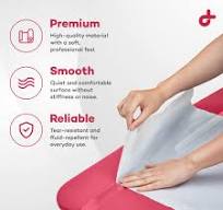 Dealmed Papel de mesa para exame suave para consultórios médicos, padrões,  esboços e traços (36,8 cm x 225 m - 12 rolos)
