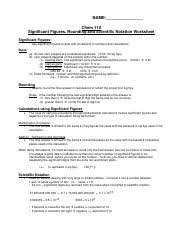 More lessons for gcse maths math worksheets. Ch2 Ws Combined 110 Pdf Name Chem 110 Significant Figures Rounding And Scientific Notation Worksheet Significant Figures Use Significant Figures To Course Hero