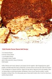 Spicy Chili Powder Cheese Ball With Nuts Petticoat Junktion Cheese Ball Spicy Cheese Ball Chili Powder